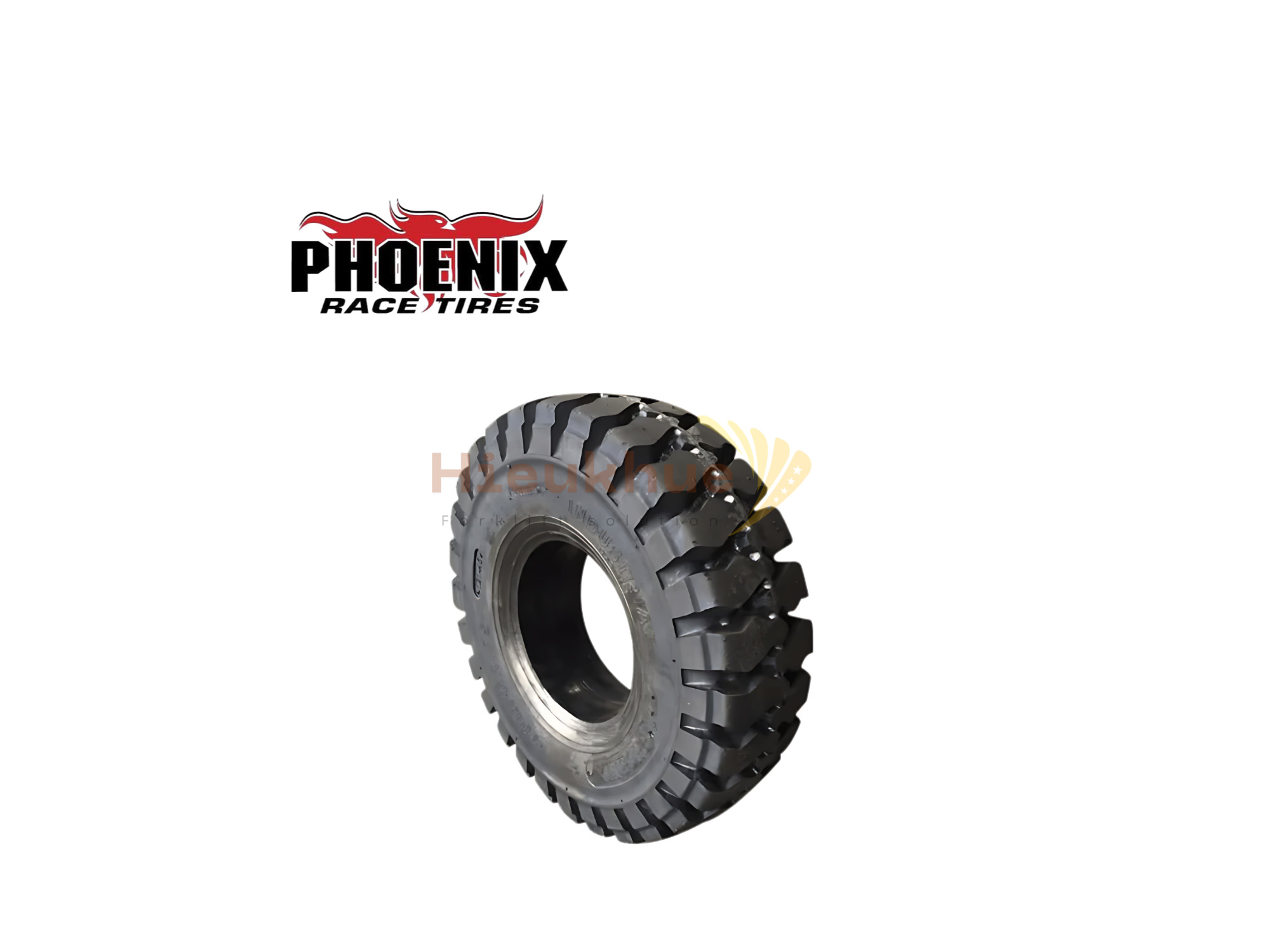 Lốp đặc xe nâng hiệu PHOENIX size 500-8 thương hiệu Thái Lan