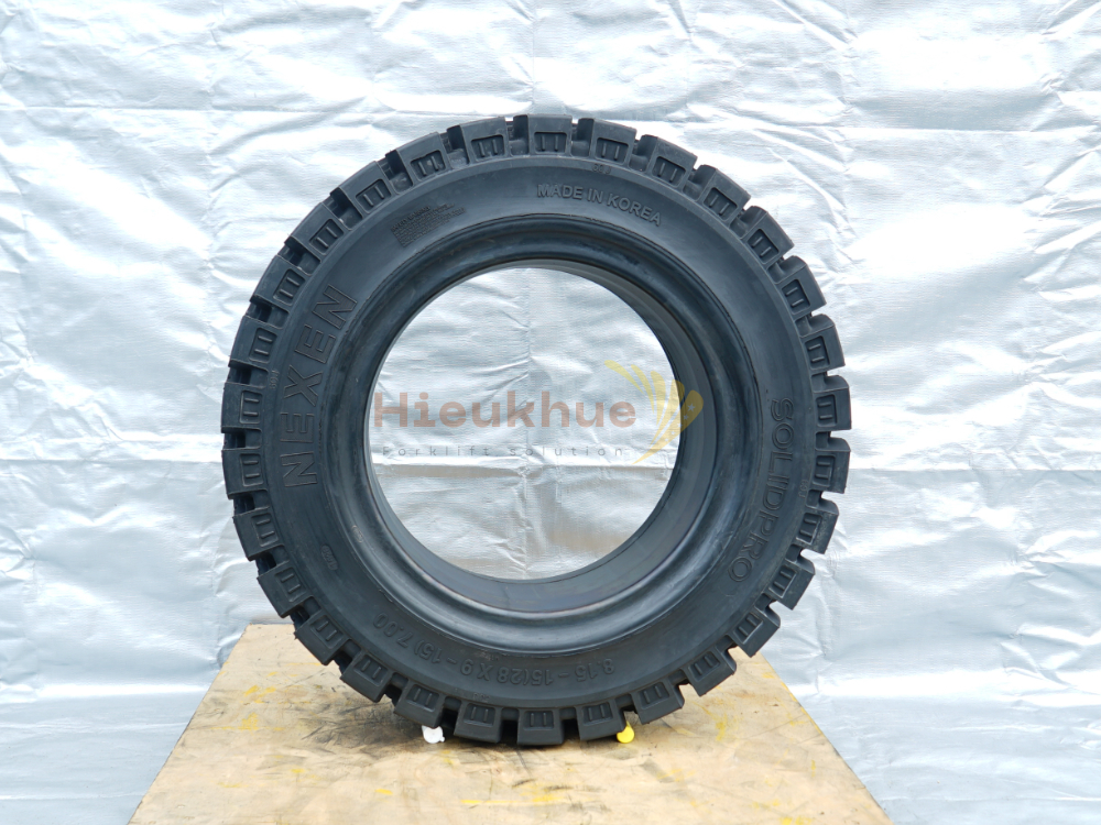 Lốp đặc xe nâng hiệu NEXEN SOLID PRO MTP size 28x9-15 thương hiệu Hàn Quốc