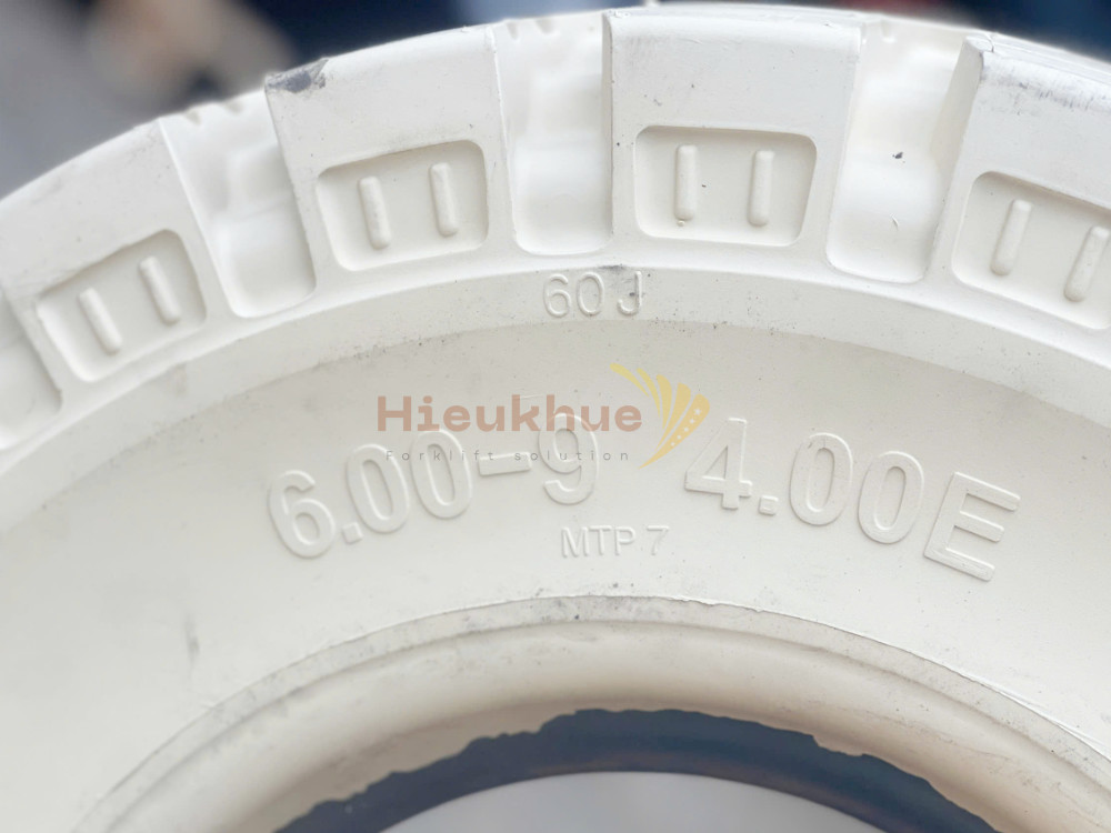 Lốp đặc trắng xe nâng hiệu NEXEN SOLID PRO MTP size 600-9 Hàn Quốc