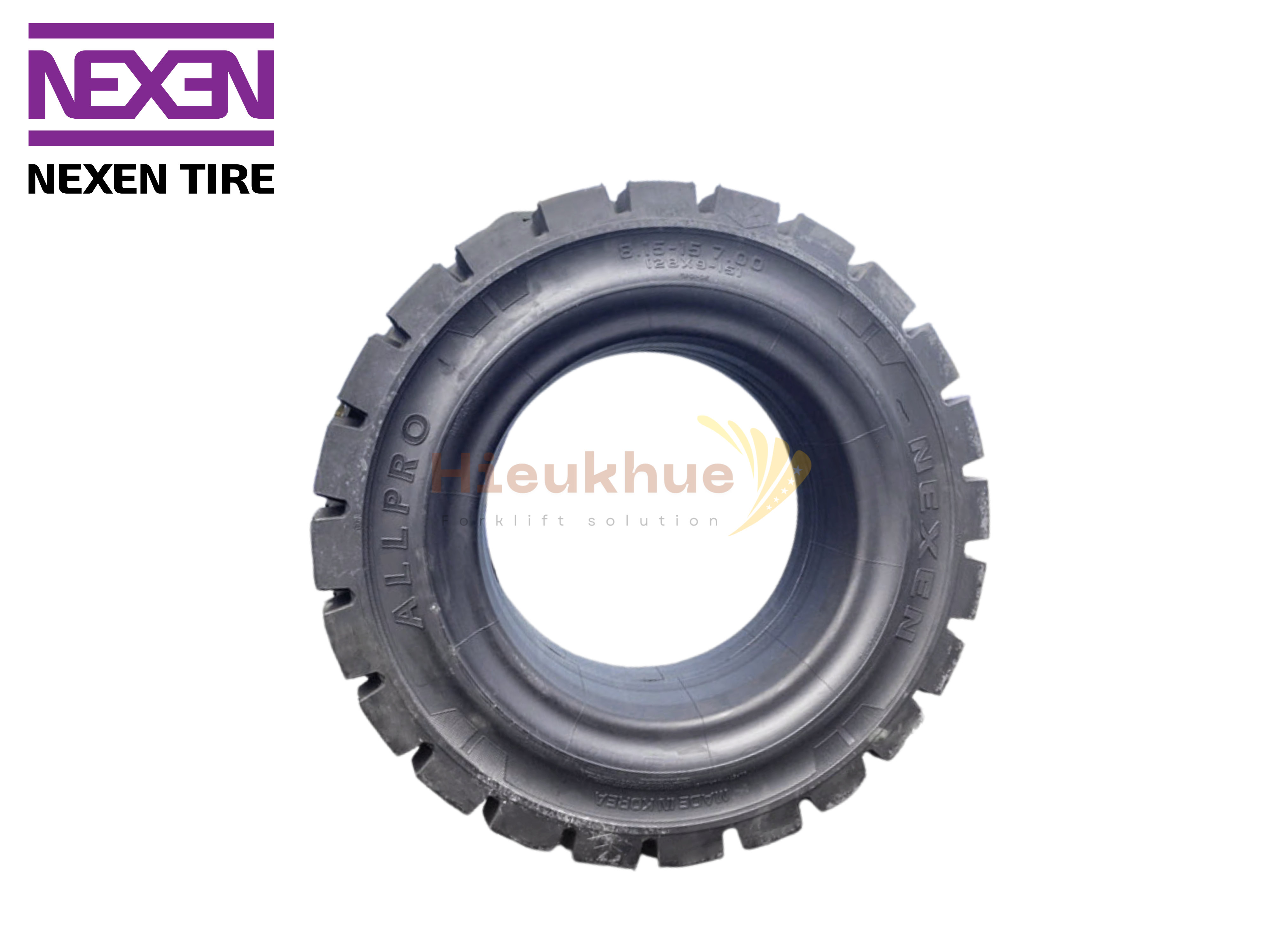 Lốp đặc xe nâng hiệu NEXEN ALL PRO size 28x9-15 (815-15) Hàn Quốc
