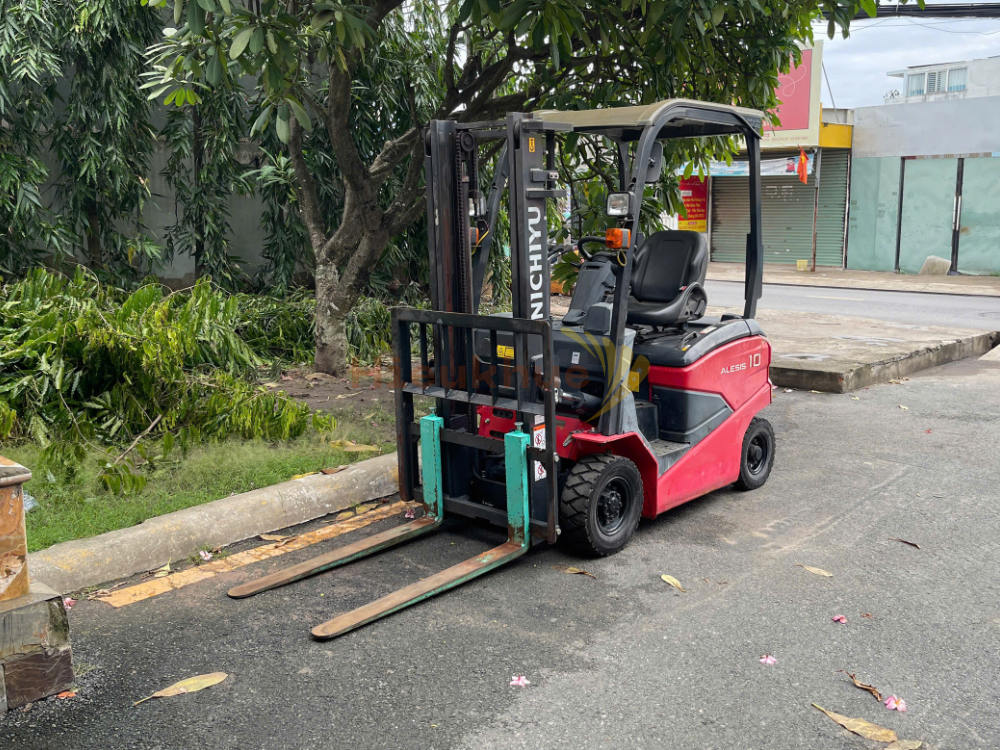 Xe nâng điện ngồi lái NICHIYU FB10PN-80-3F400 năm 2021, nâng cao 3m