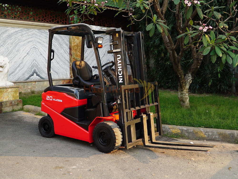 Xe nâng điện ngồi lái NICHIYU FB20PN-80-300 mới keng 2020