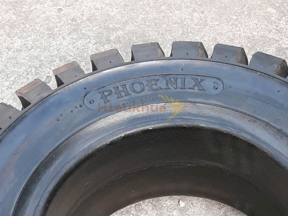 Lốp đặc xe nâng hiệu PHOENIX size 250-15 thương hiệu Thái Lan