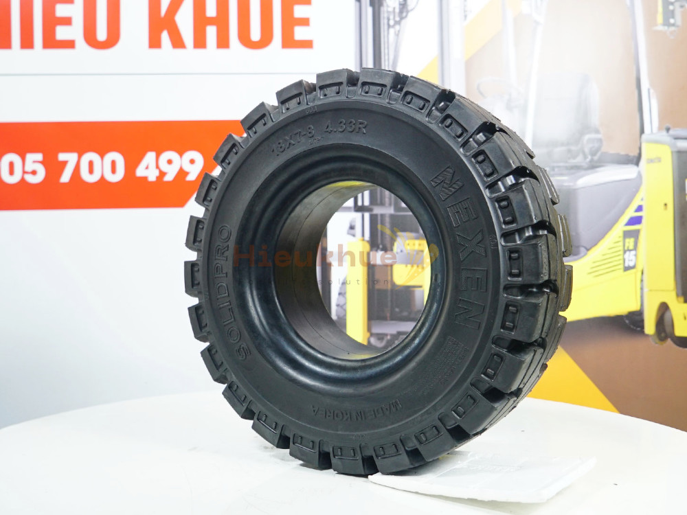 Lốp đặc xe nâng hiệu NEXEN SOLID PRO MTP size 18x7-8 Hàn Quốc