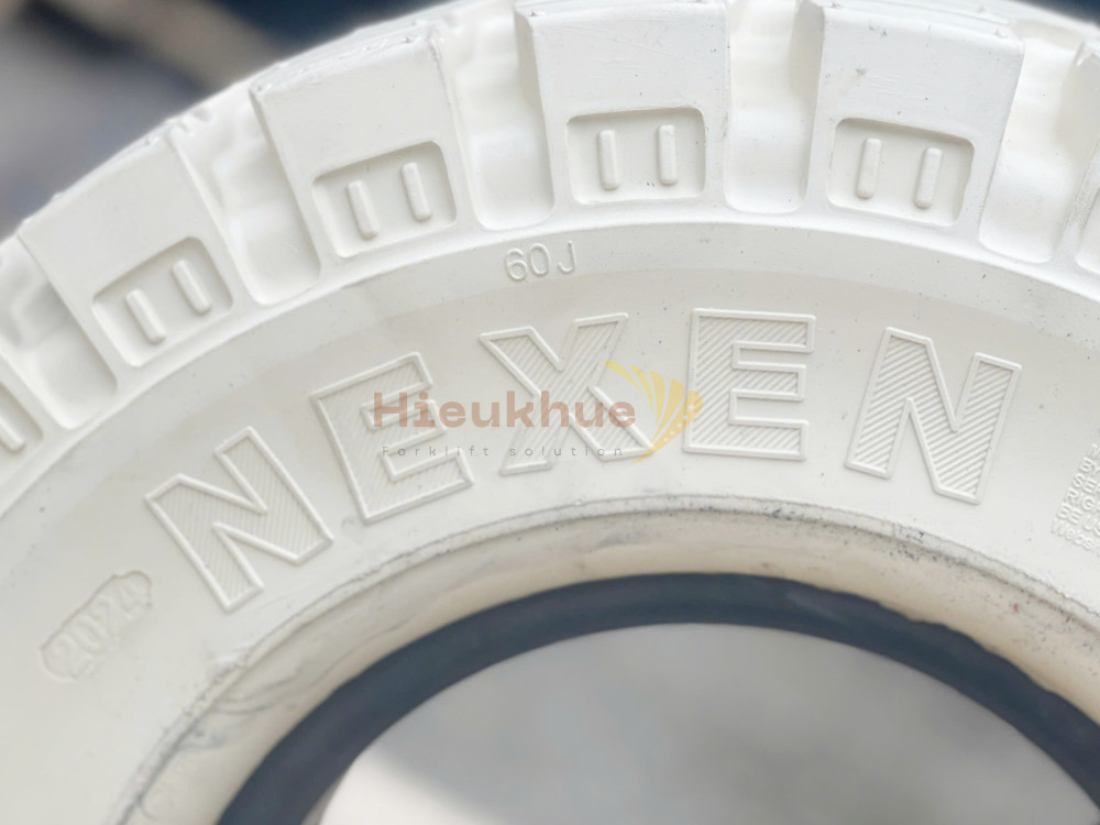 Lốp đặc trắng xe nâng hiệu NEXEN SOLID PRO MTP size 500-8 Hàn Quốc