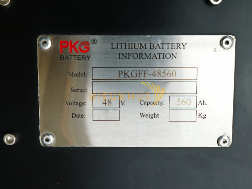 Pin Lithium xe nâng PKG 48V-560Ah Model: PKGFF-48560V1