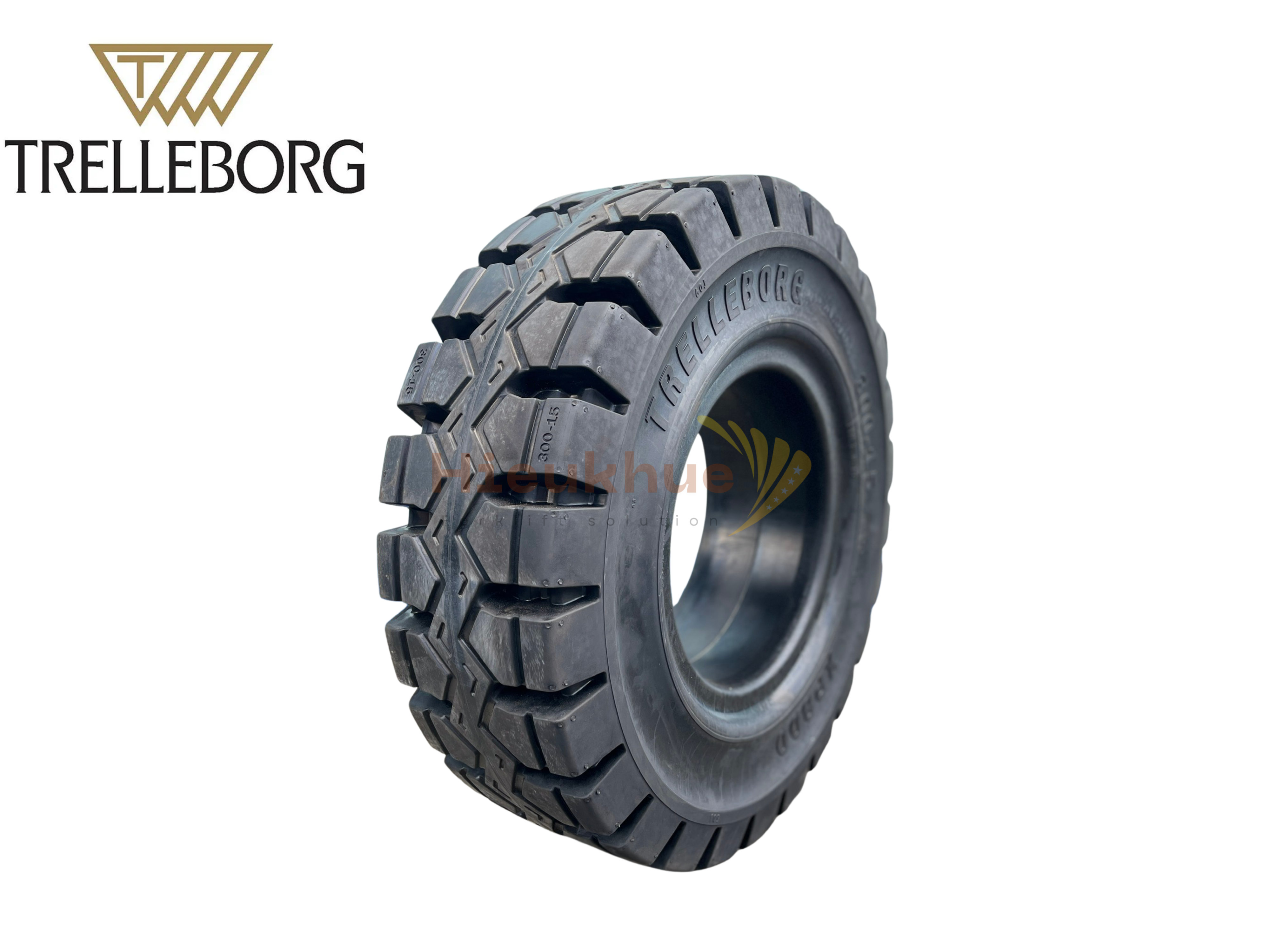 Lốp đặc xe nâng hiệu TRELLEBORG size 300-15 thương hiệu SriLanka