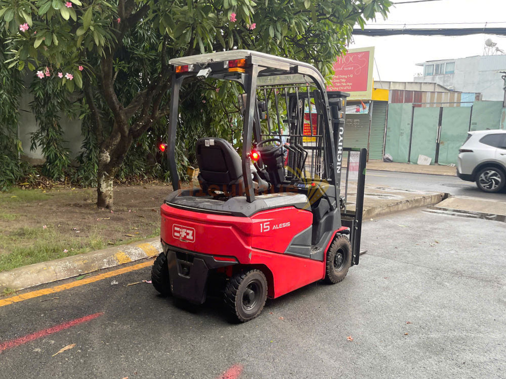 Xe nâng điện ngồi lái NICHIYU FB15P-80B-300AF năm 2020, nâng cao 3m