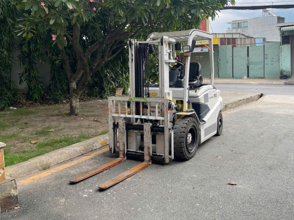 Xe nâng điện ngồi lái NICHIYU FB30PN-80B-300SF năm 2021, nâng cao 3m