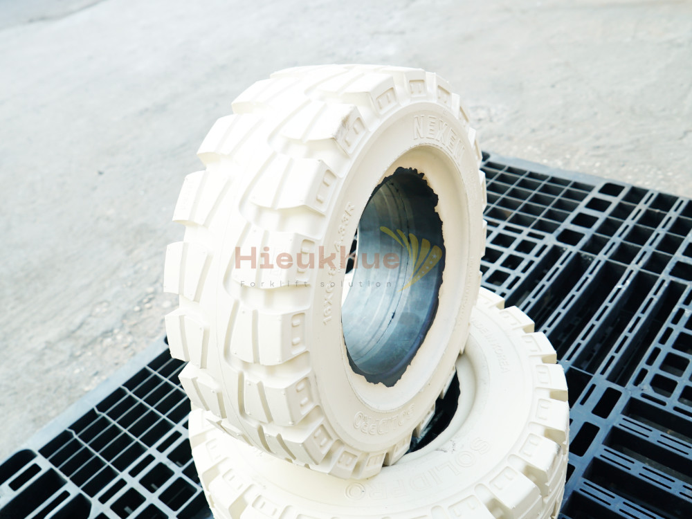 Lốp đặc trắng xe nâng hiệu NEXEN SOLID PRO MTP size 16x6-8 Hàn Quốc