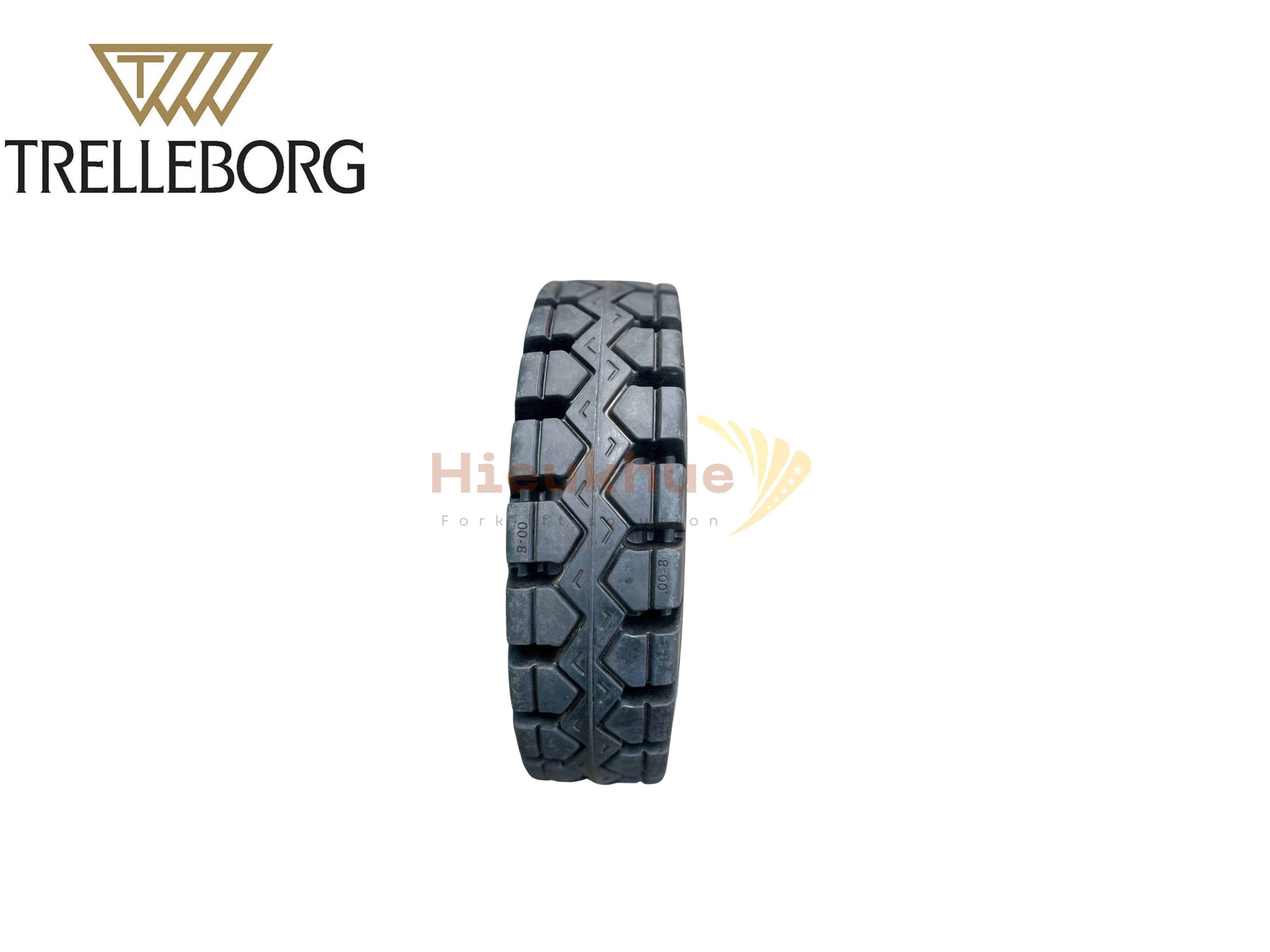 Lốp đặc xe nâng hiệu TRELLEBORG size 400-8 thương hiệu SriLanka