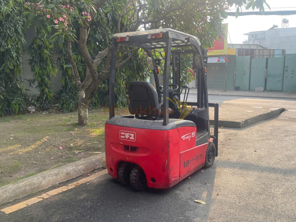 Xe nâng điện ngồi lái NICHIYU FBT15PN-80B-300 năm 2021, nâng cao 3m
