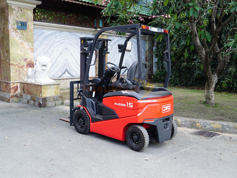 Xe nâng điện ngồi lái NICHIYU FB15PN-80-300 năm 2020, nâng cao 3m