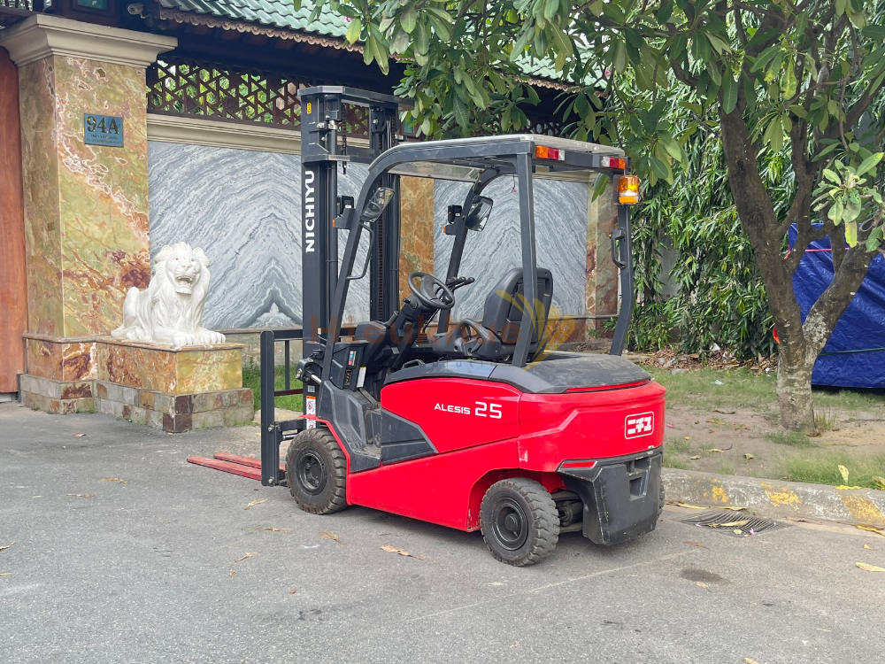 Xe nâng điện ngồi lái NICHIYU FB25PN-80B-400SF năm 2021, nâng cao 4m