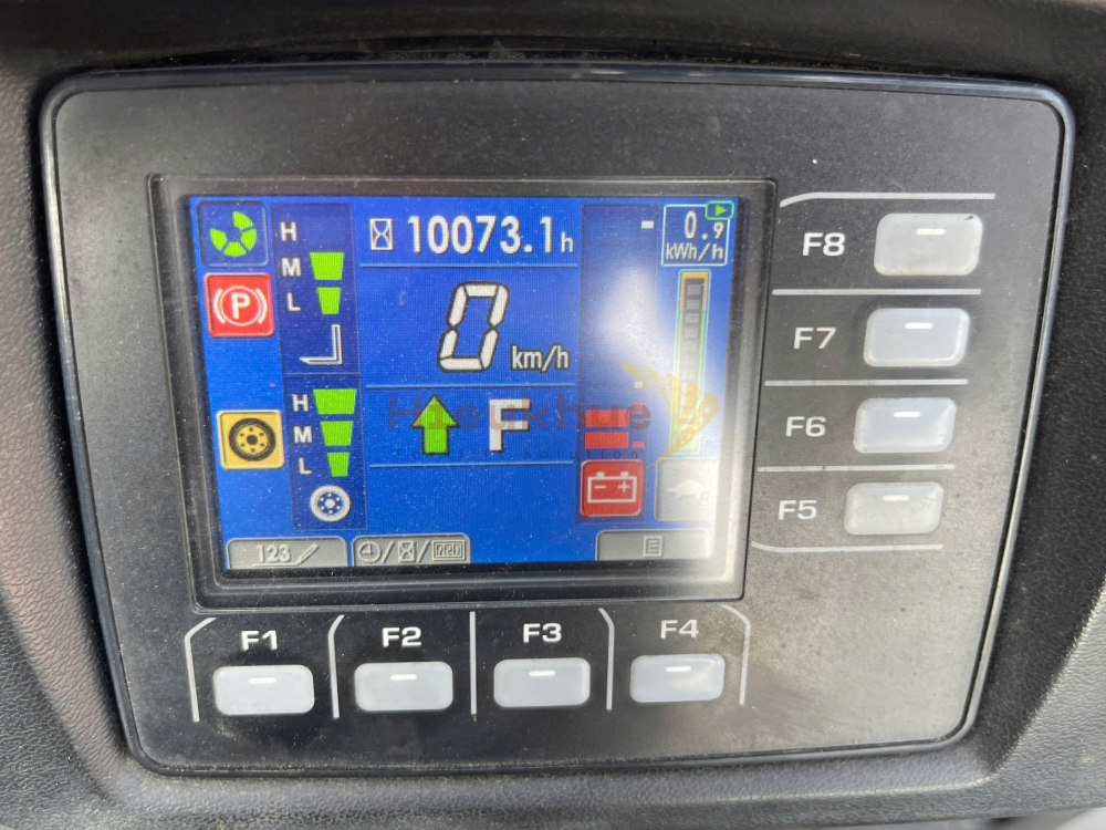 Xe nâng điện ngồi lái KOMATSU FE25-1 năm 2018, nâng cao 3m