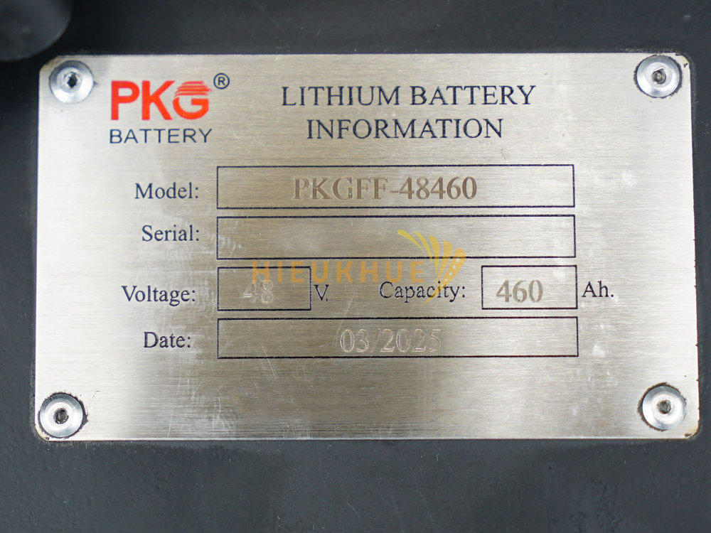 Pin Lithium xe nâng PKG 48V-460Ah Model: PKGFF-48460V1