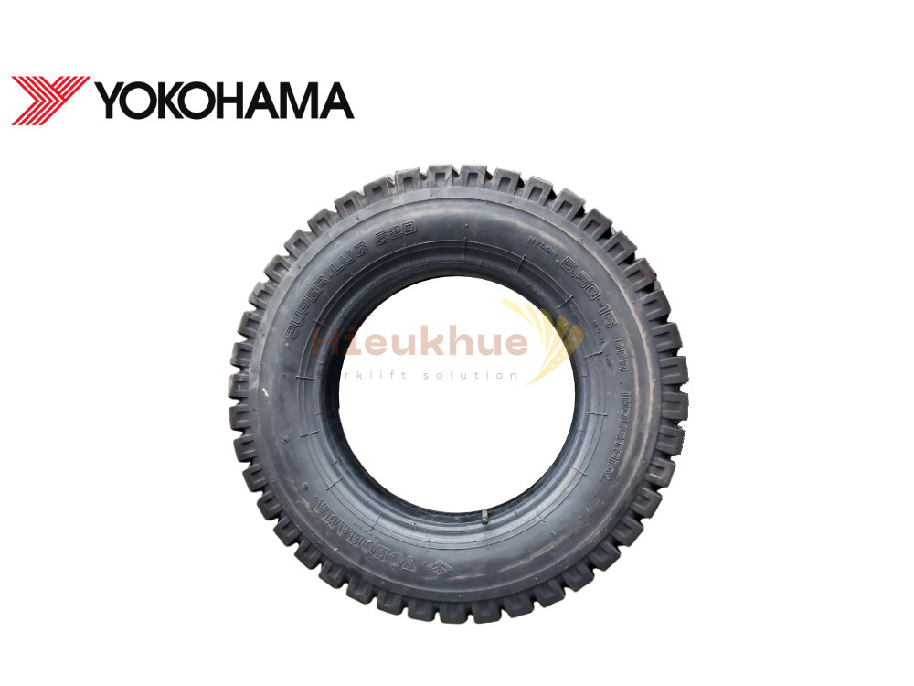 Lốp hơi xe nâng hiệu YOKOHAMA size 550-15 thương hiệu Nhật Bản