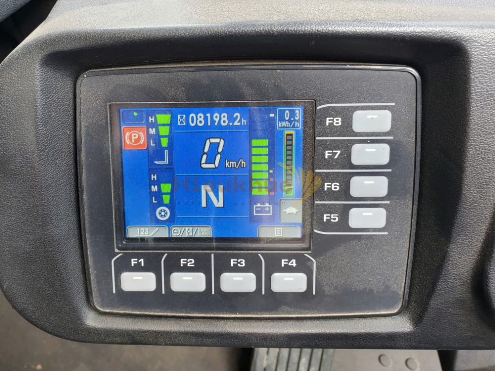 Xe nâng điện ngồi lái KOMATSU FB25-12 năm 2017, nâng cao 3m