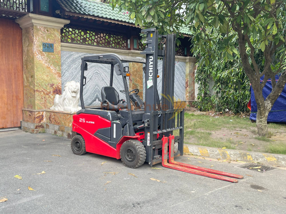 Xe nâng điện ngồi lái NICHIYU FB25PN-80B-400SF năm 2021, nâng cao 4m