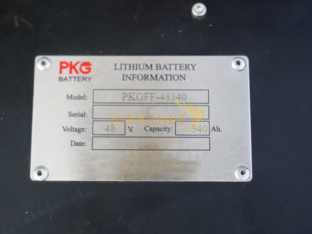 Pin Lithium xe nâng PKG 48V-340Ah Model: PKGFF-48340V3
