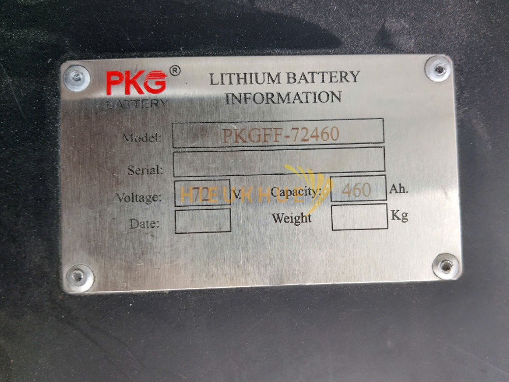 Pin Lithium xe nâng PKG 72V-460Ah Model: PKGFF-72460