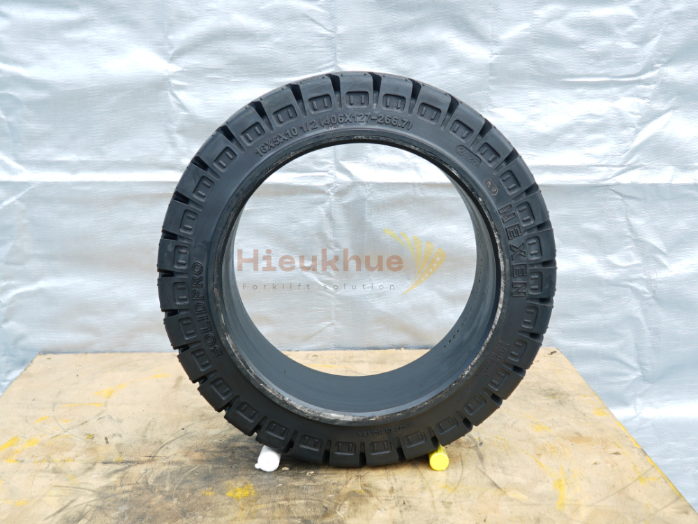 Lốp đặc xe nâng hiệu NEXEN SOLID PRO MTP size 16x7x10x1/2 (406x178x266.7) Hàn Quốc