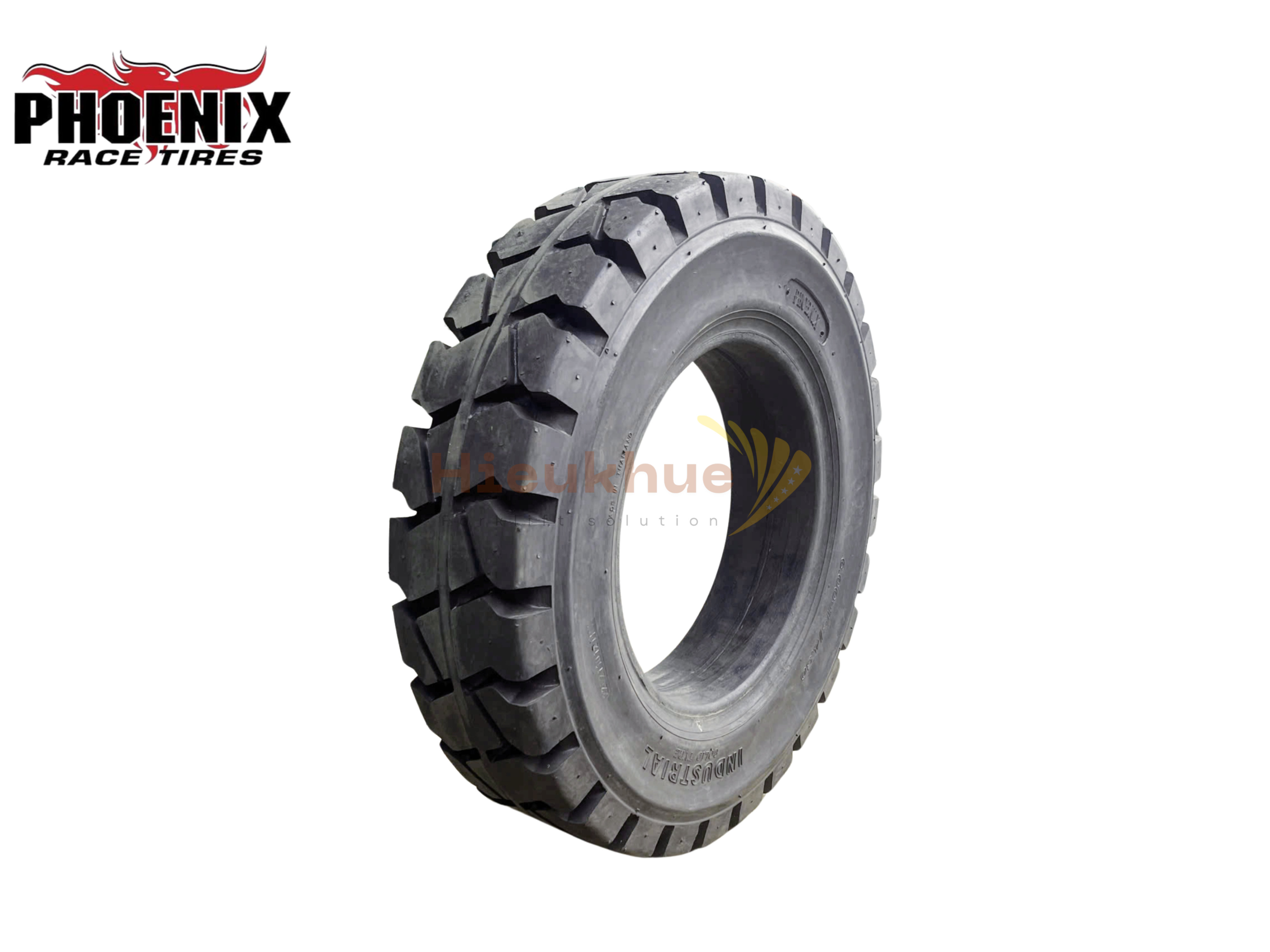Lốp đặc xe nâng hiệu PHOENIX size 600-15 thương hiệu Thái Lan