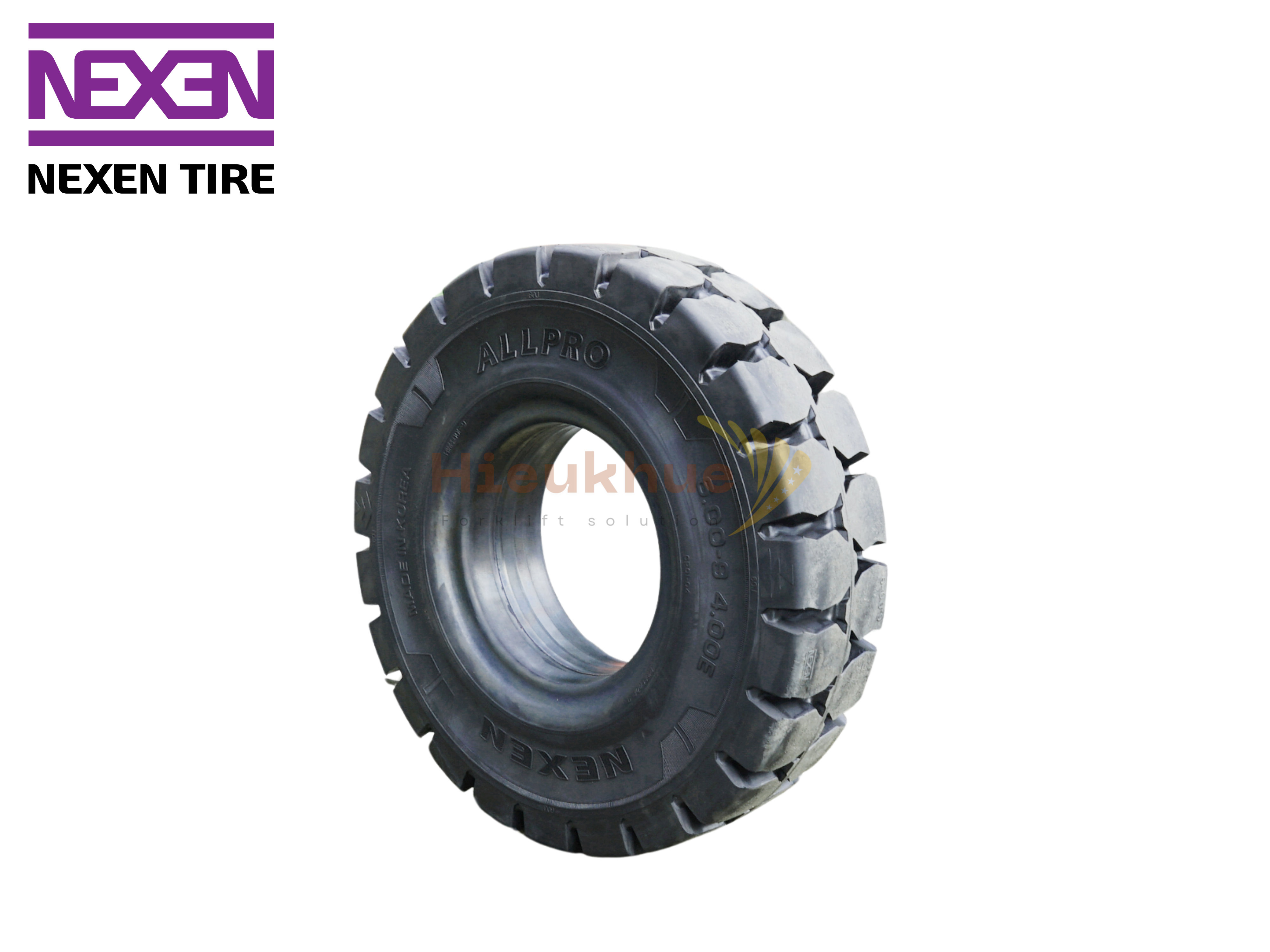 Lốp đặc xe nâng hiệu NEXEN ALL PRO size 600-9 Hàn Quốc