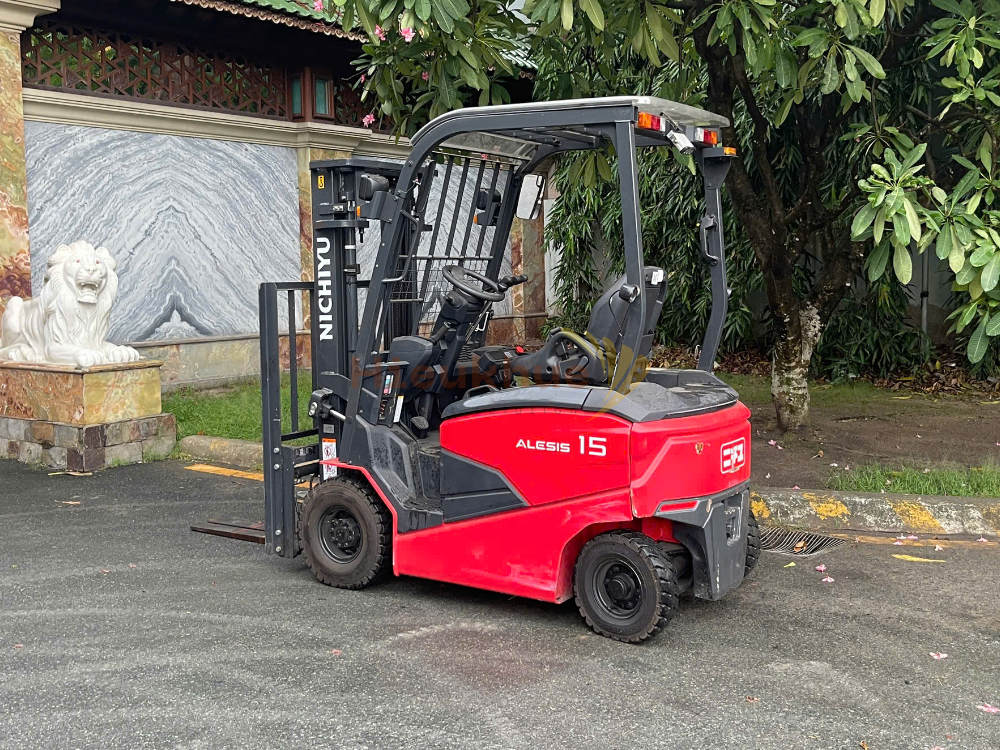 Xe nâng điện ngồi lái NICHIYU FB15P-80B-300AF năm 2020, nâng cao 3m