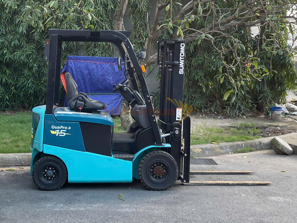 Xe nâng điện ngồi lái SUMITOMO 41FB15PXIII năm 2020, nâng cao 3m