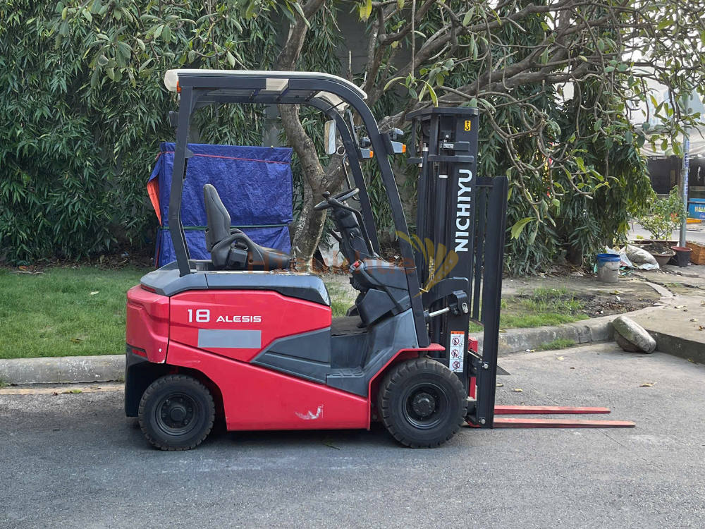 Xe nâng điện ngồi lái NICHIYU FB18PN-80B-300SF năm 2021, nâng cao 3m