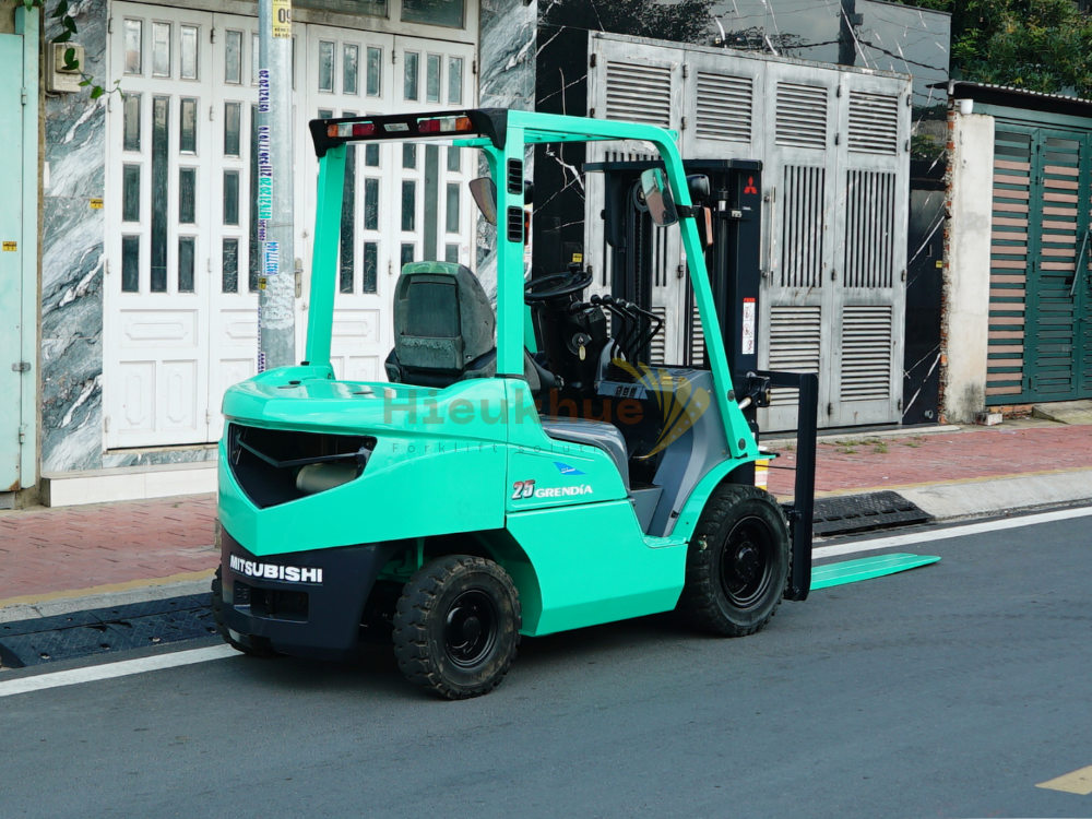 Xe nâng dầu MITSUBISHI FDE25T càng siêu dài 1.5m