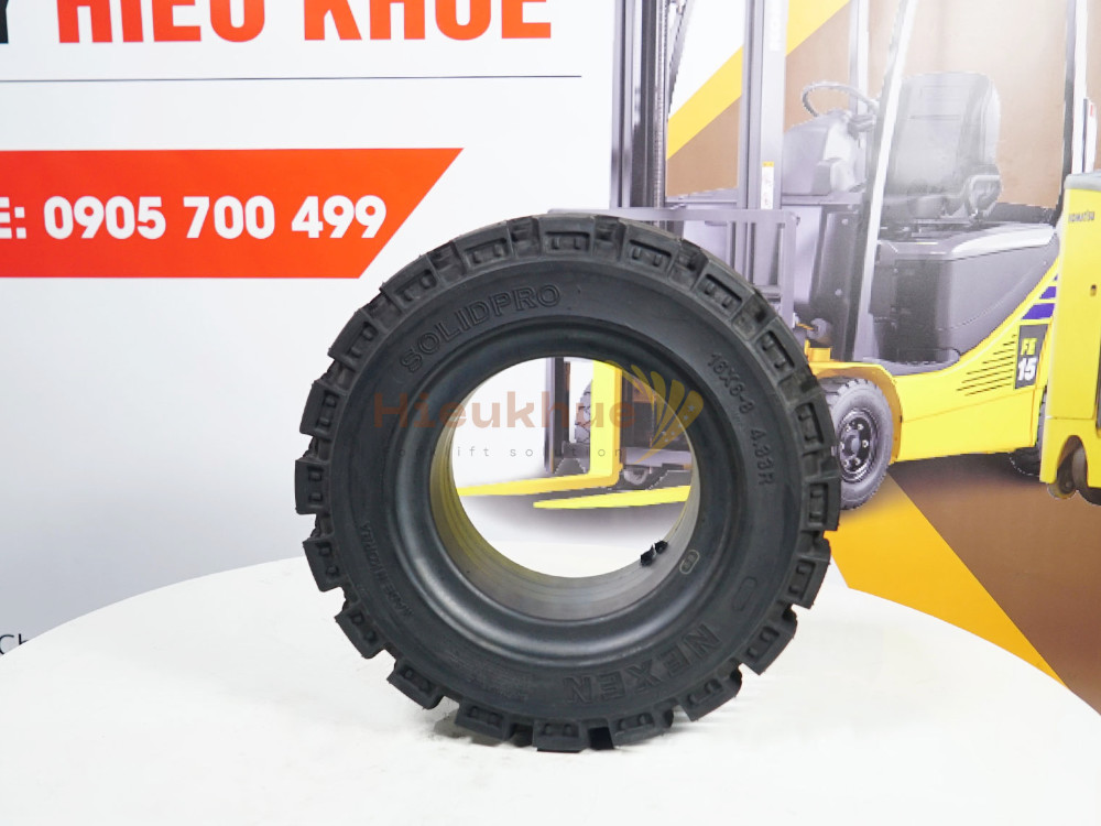 Lốp đặc xe nâng hiệu NEXEN SOLID PRO MTP size 16x6-8 thương hiệu Hàn Quốc