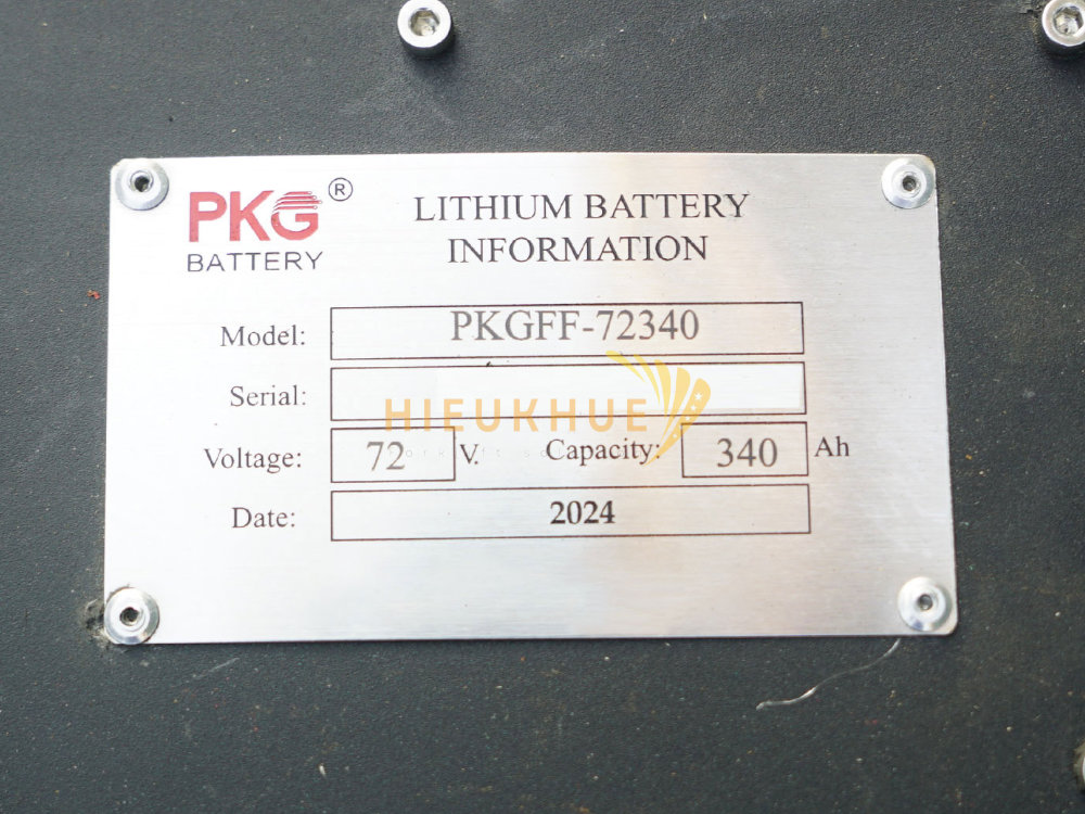 Pin Lithium xe nâng PKG 72V-340Ah Model: PKGFF-72340V3