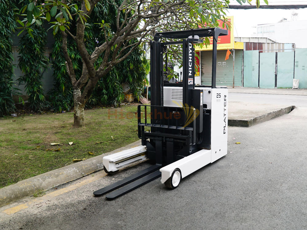 Xe nâng điện đứng lái NICHIYU FBRM25-85B-300 năm 2020, nâng cao 3m