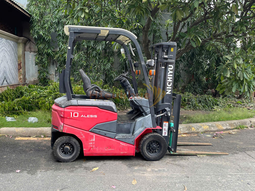 Xe nâng điện ngồi lái NICHIYU FB10PN-80-3F400 năm 2021, nâng cao 3m