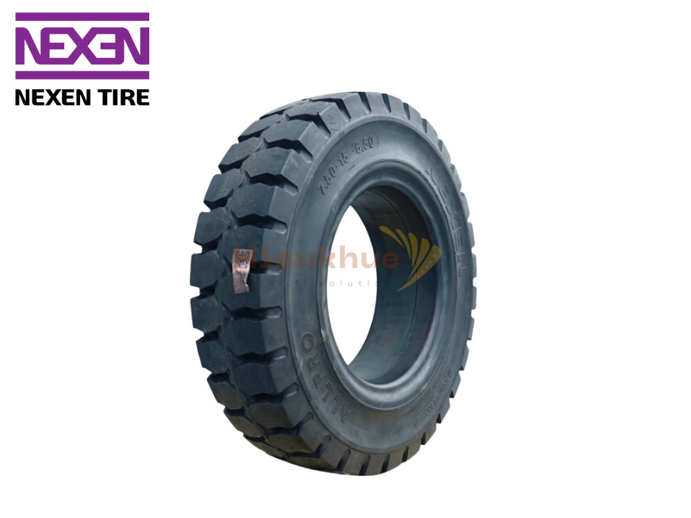 Lốp đặc xe nâng hiệu NEXEN ALL PRO size 750-15 Hàn Quốc