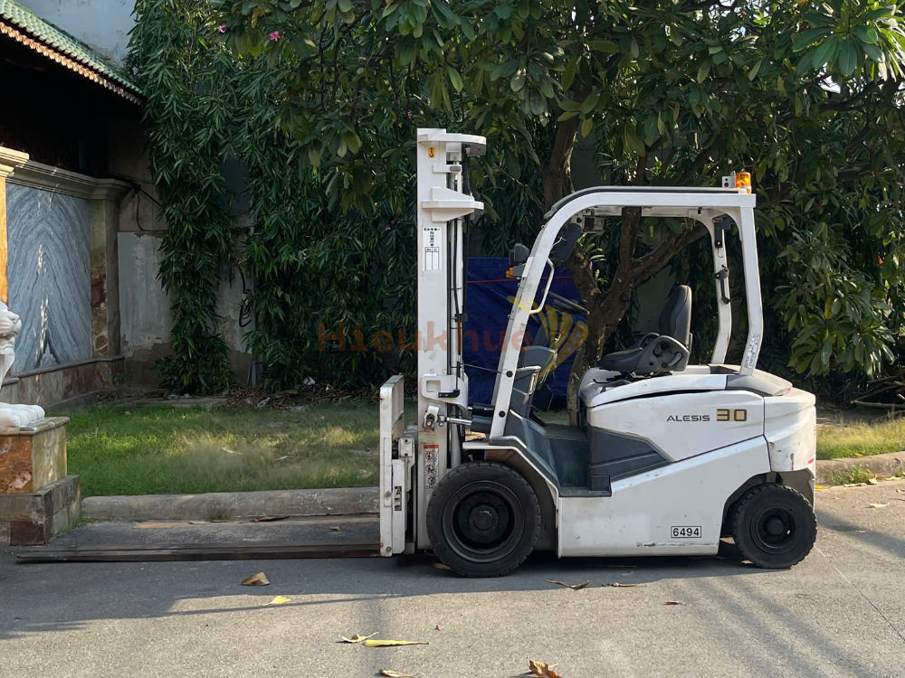 Xe nâng điện ngồi lái NICHIYU FB30PN-80B-400SAF năm 2021, nâng cao 4m