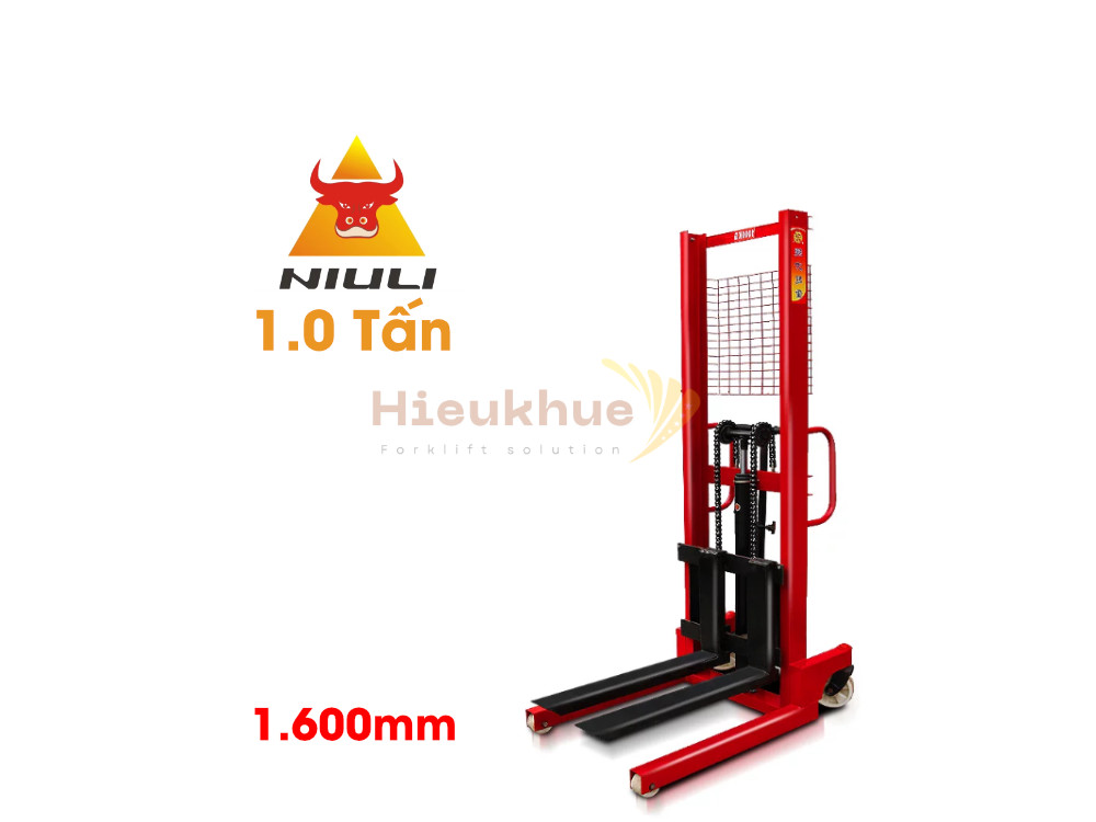 Xe nâng tay cao 1 tấn nâng cao 1.6 m NIULI CTYE10/16