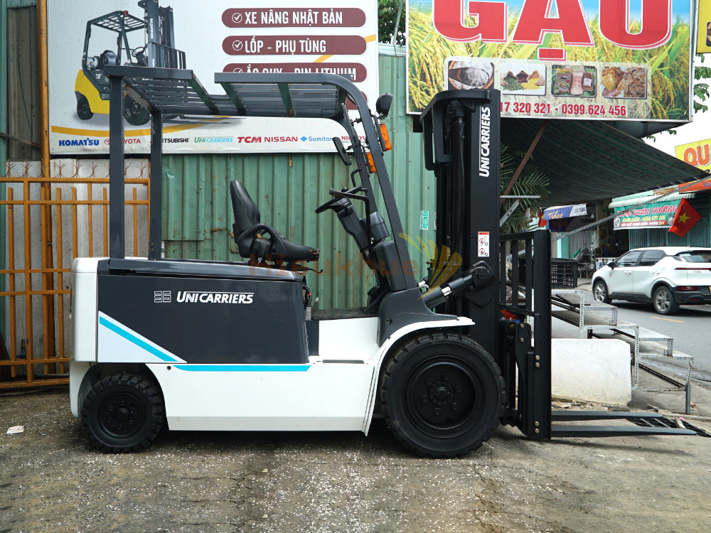 Xe nâng điện ngồi lái UNICARRIERS FB35-8S full chức năng chui công
