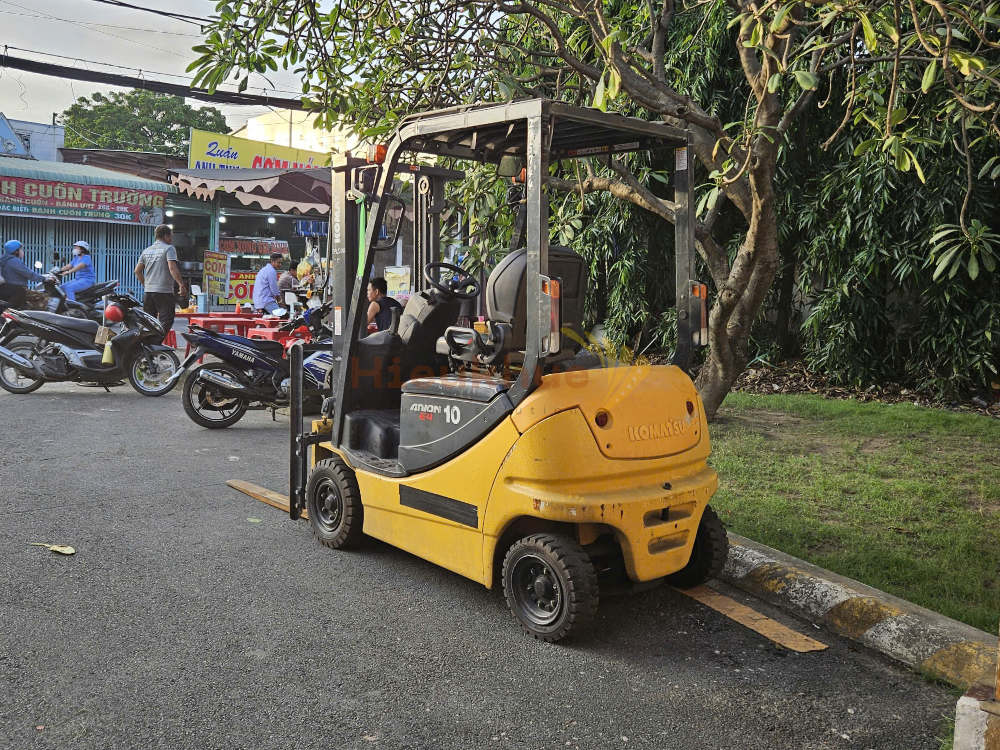 Xe nâng điện ngồi lái KOMATSU FB10-12 năm 2021, nâng cao 3m