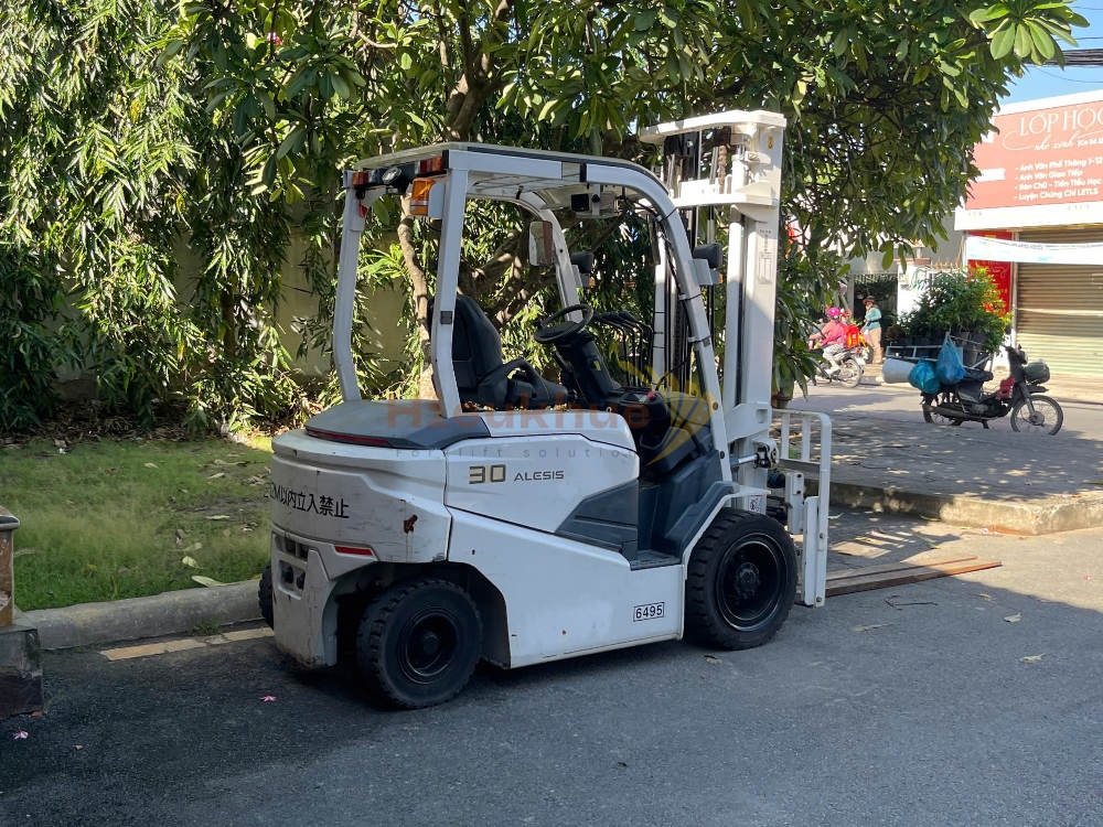 Xe nâng điện ngồi lái NICHIYU FB30PN-80B-400SAF năm 2021, nâng cao 4m