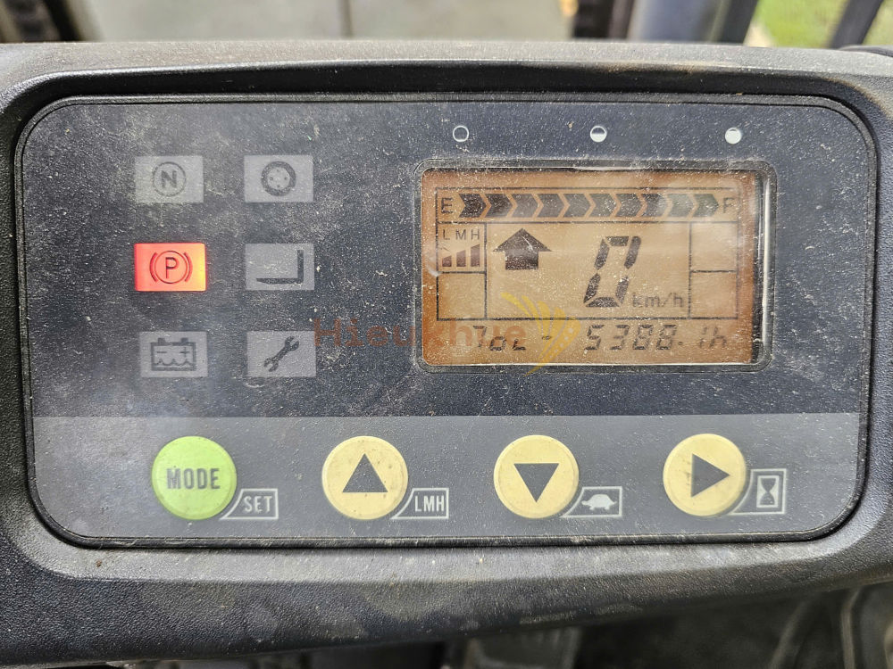 Xe nâng điện ngồi lái KOMATSU FB15-12 năm 2020, nâng cao 3m