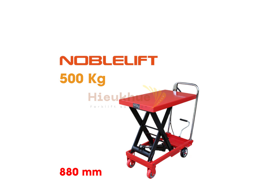 Xe nâng mặt bàn 500 kg nâng cao 800 mm NOBLELIFT TF50