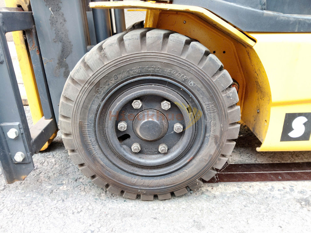 Xe nâng điện ngồi lái KOMATSU FB10M-12 sơn zin đẹp keng