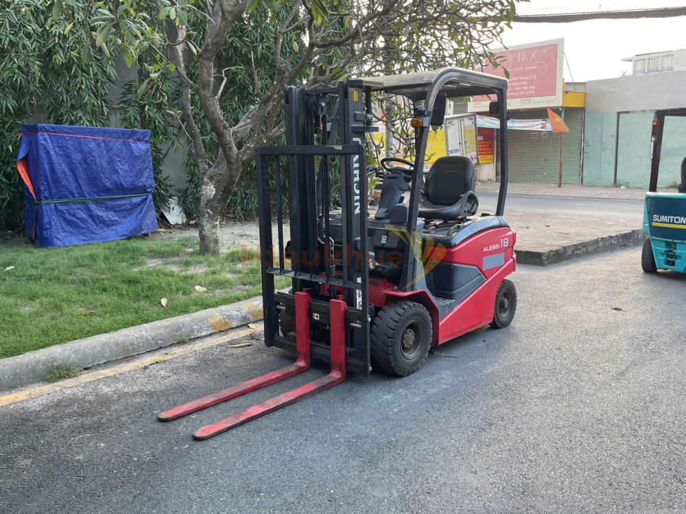 Xe nâng điện ngồi lái NICHIYU FB18PN-80B-300SF năm 2021, nâng cao 3m