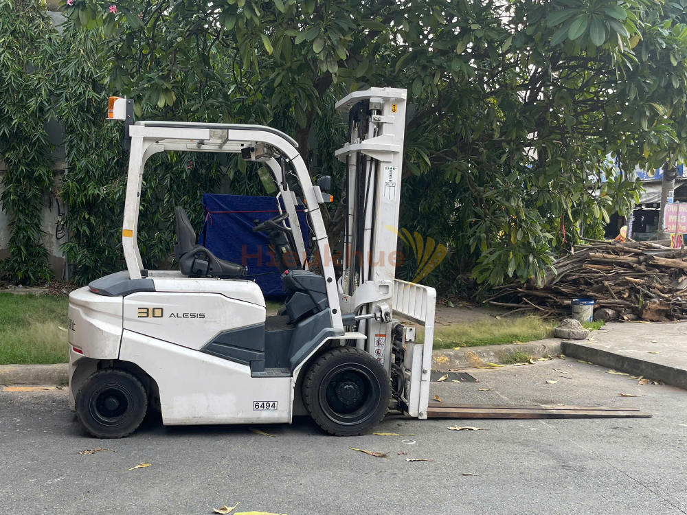 Xe nâng điện ngồi lái NICHIYU FB30PN-80B-400SAF năm 2021, nâng cao 4m