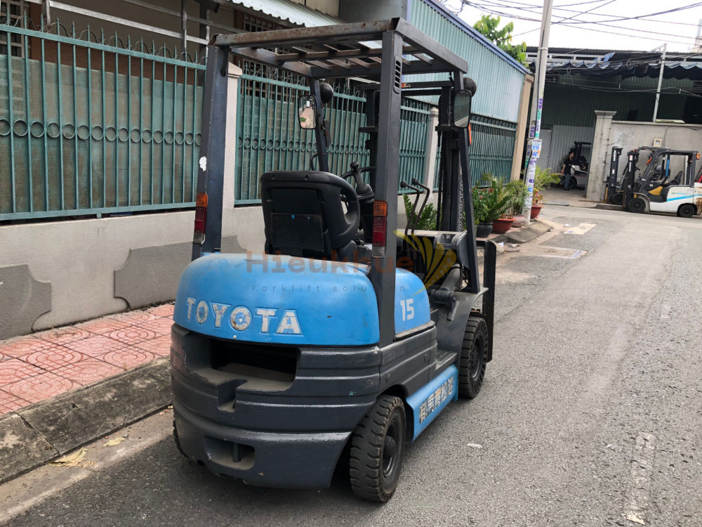 Xe nâng dầu TOYOTA 02-6FD15, nâng cao 3m