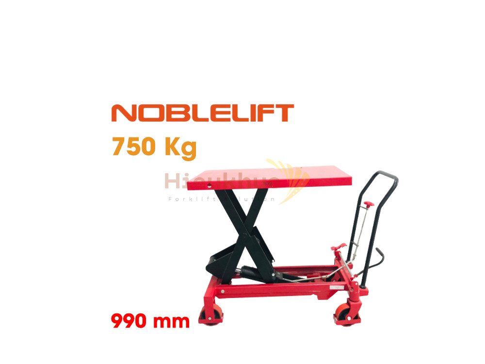 Xe nâng mặt bàn 750 kg nâng cao 990 mm NOBLELIFT TF75