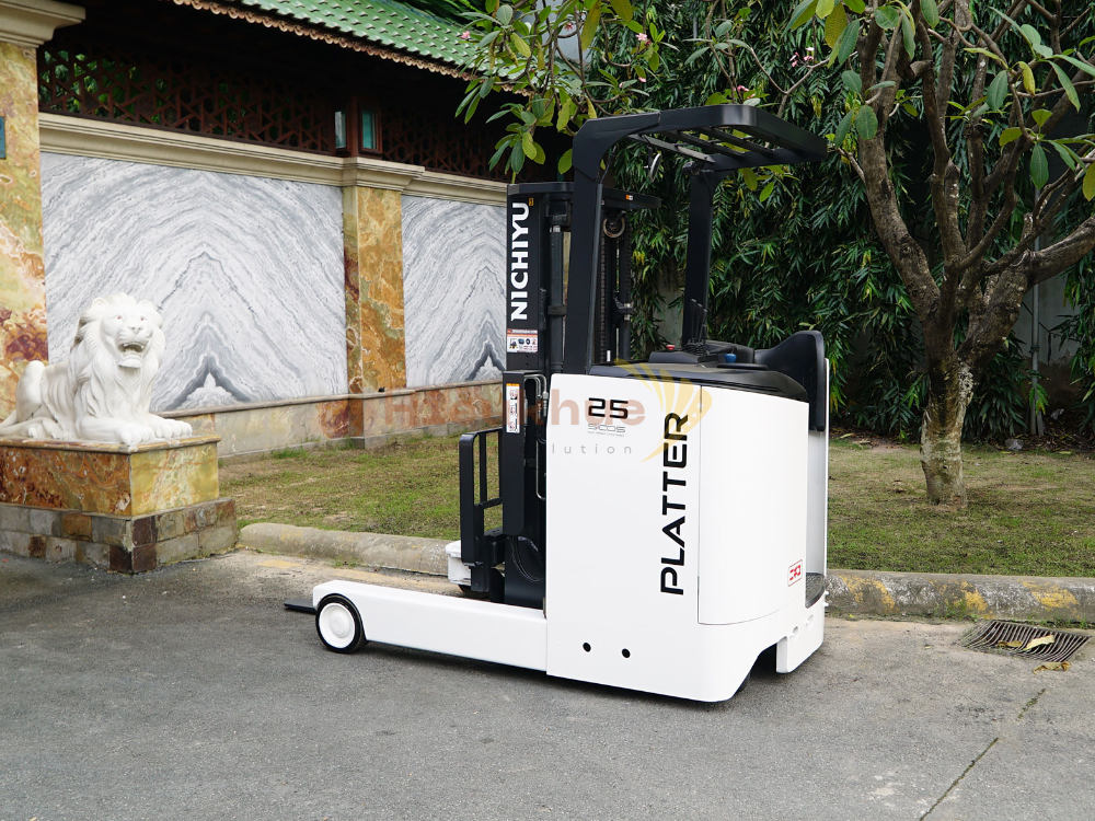 Xe nâng điện đứng lái NICHIYU FBRM25-85B-300 năm 2020, nâng cao 3m